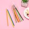200PCS Multi-Color Biodegradable Paper Straws for Party Supplies,Birthday,Bridal/Baby Shower, Christmas Decorations and Holiday Celebrations (Dot)